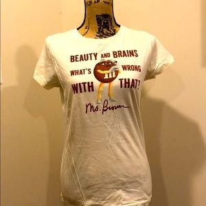 M&M t shirt Ms. Brown Beauty and Brains